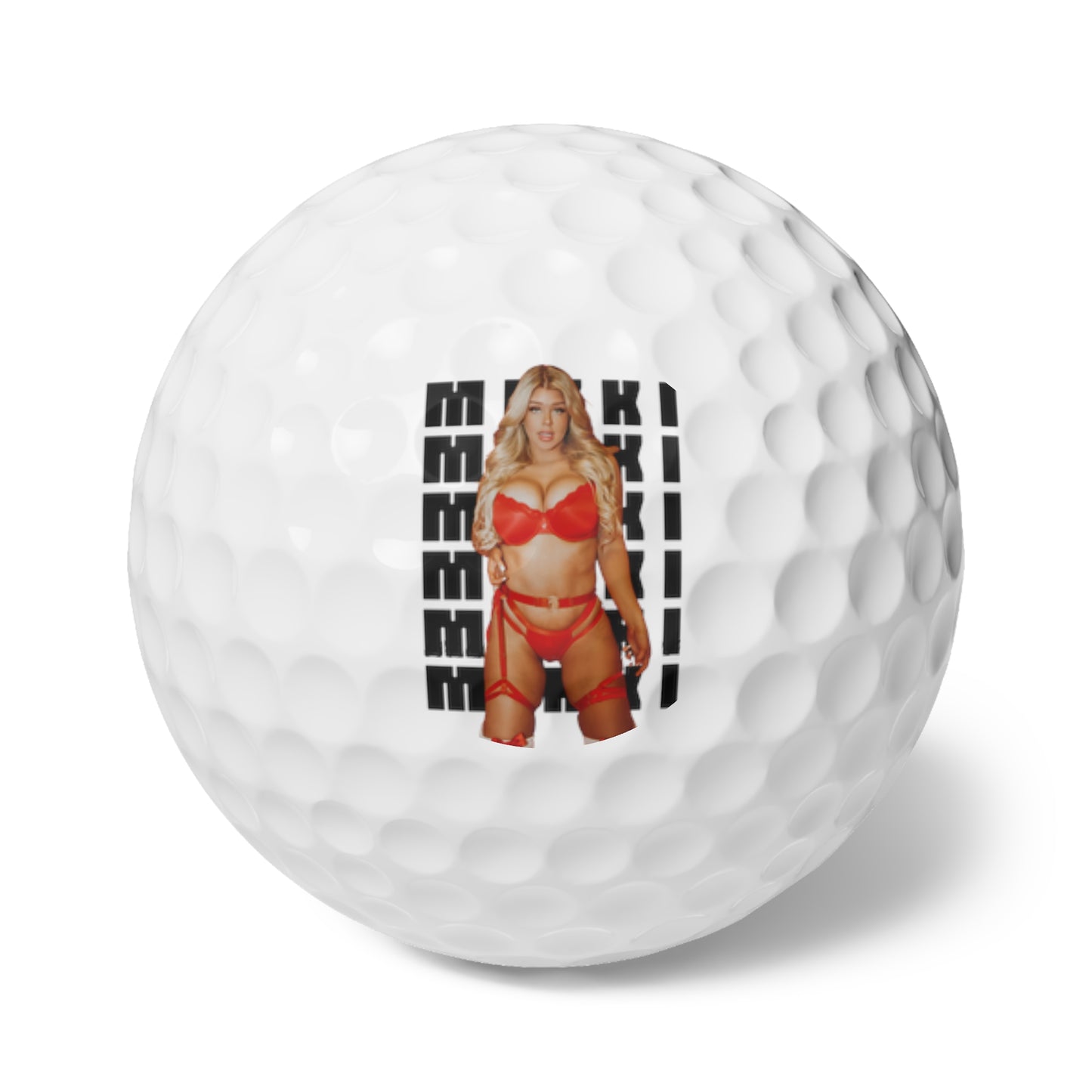 Mikki Marie Golf Balls, 6pcs