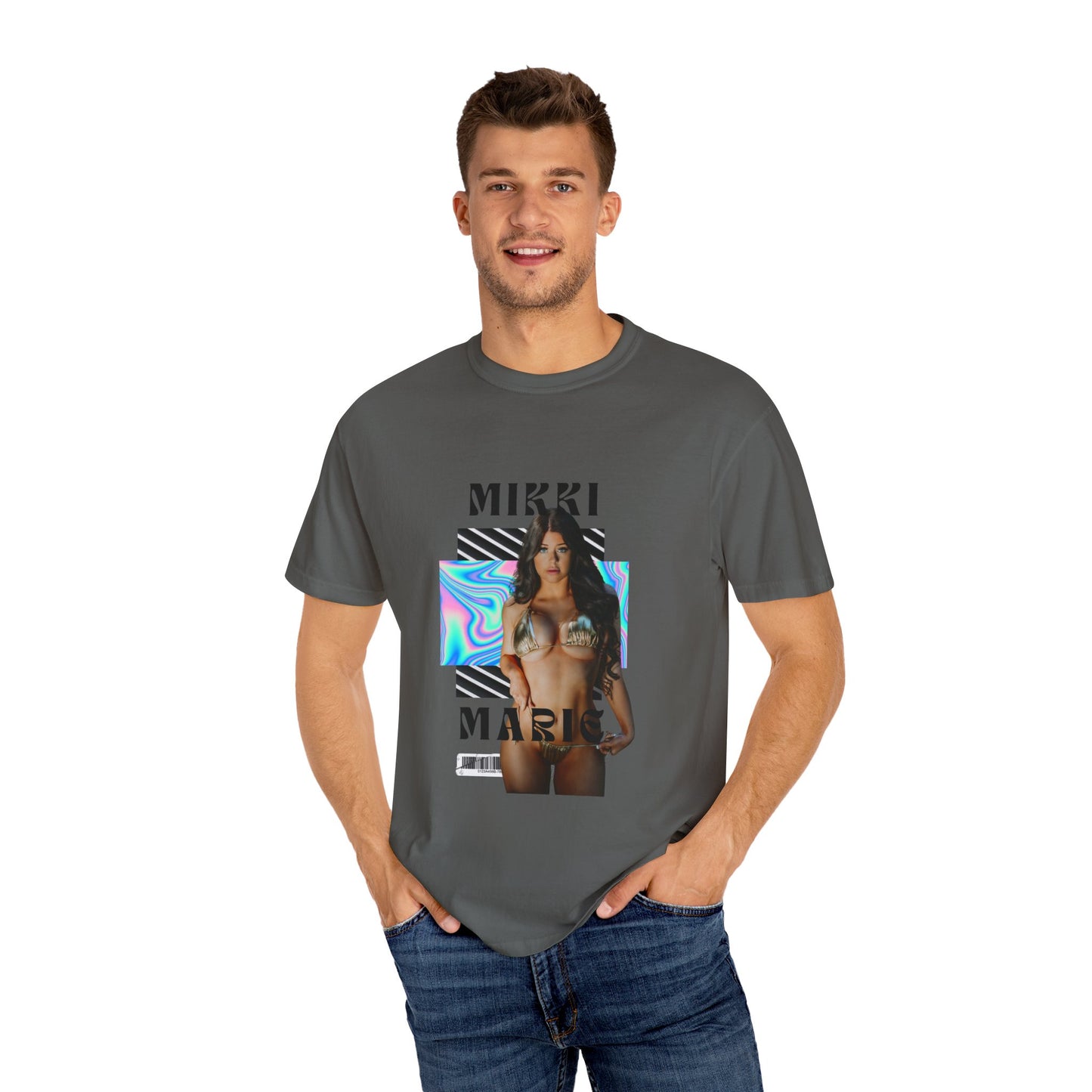 Mikki Marie Hologram Unisex Garment-Dyed T-shirt