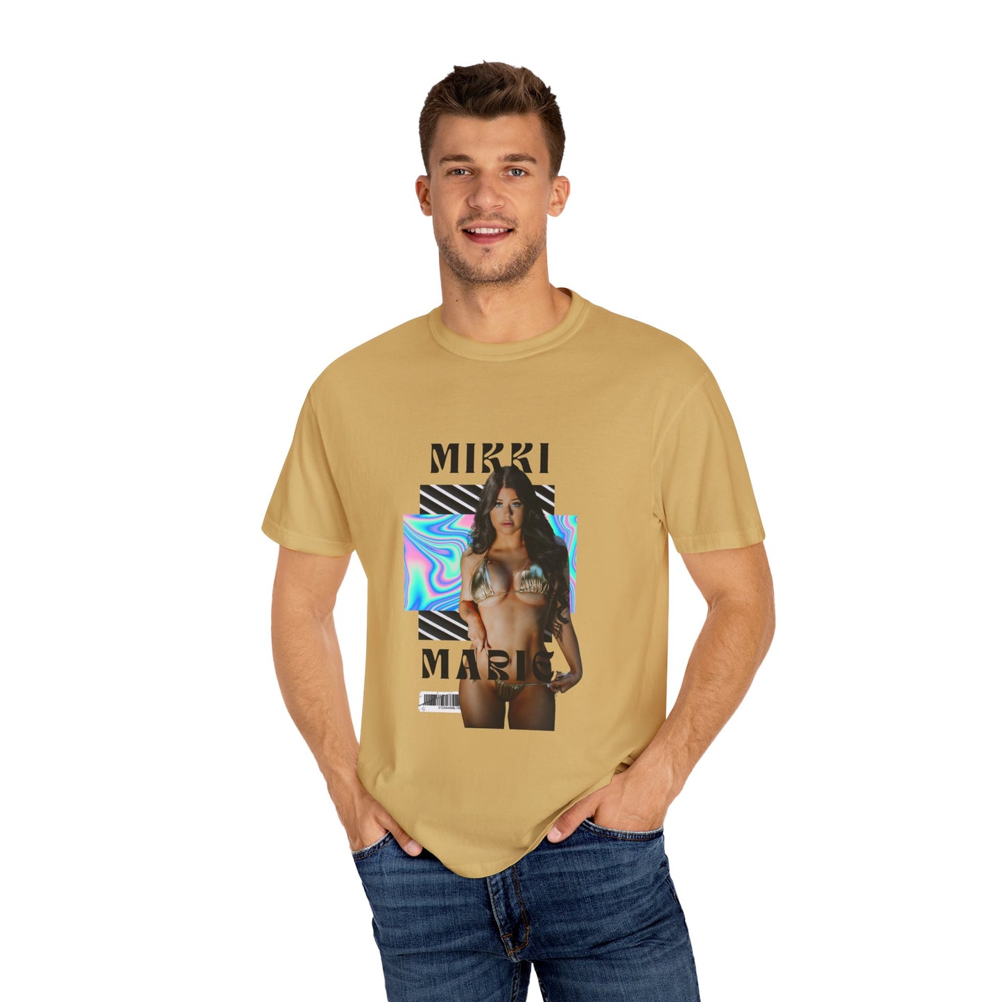 Mikki Marie Hologram Unisex Garment-Dyed T-shirt