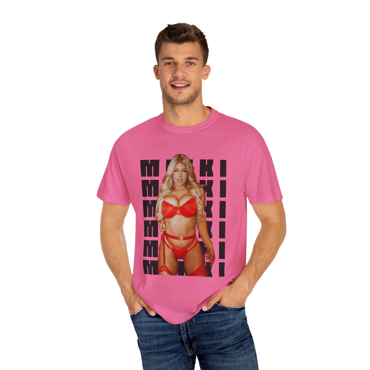 Mikki Marie "MIKKI LOVE" Unisex Garment-Dyed T-shirt