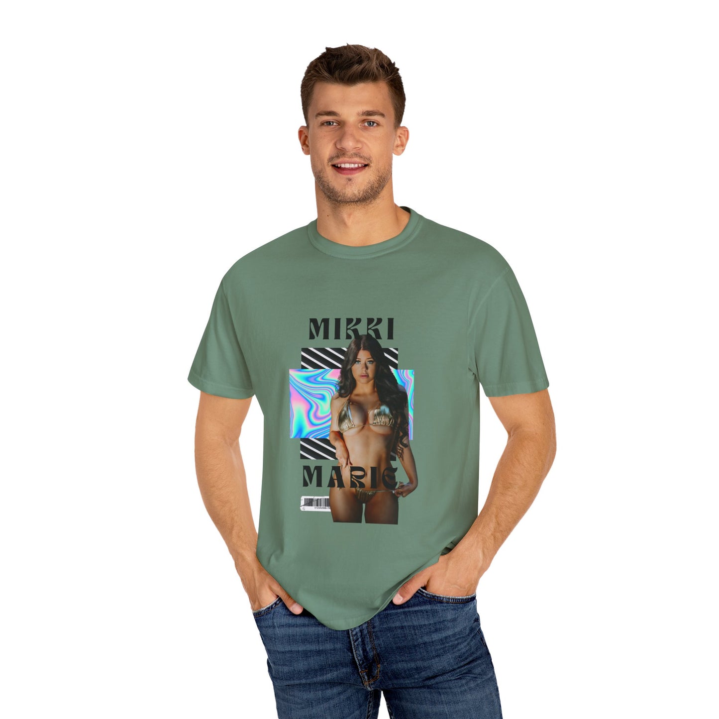 Mikki Marie Hologram Unisex Garment-Dyed T-shirt