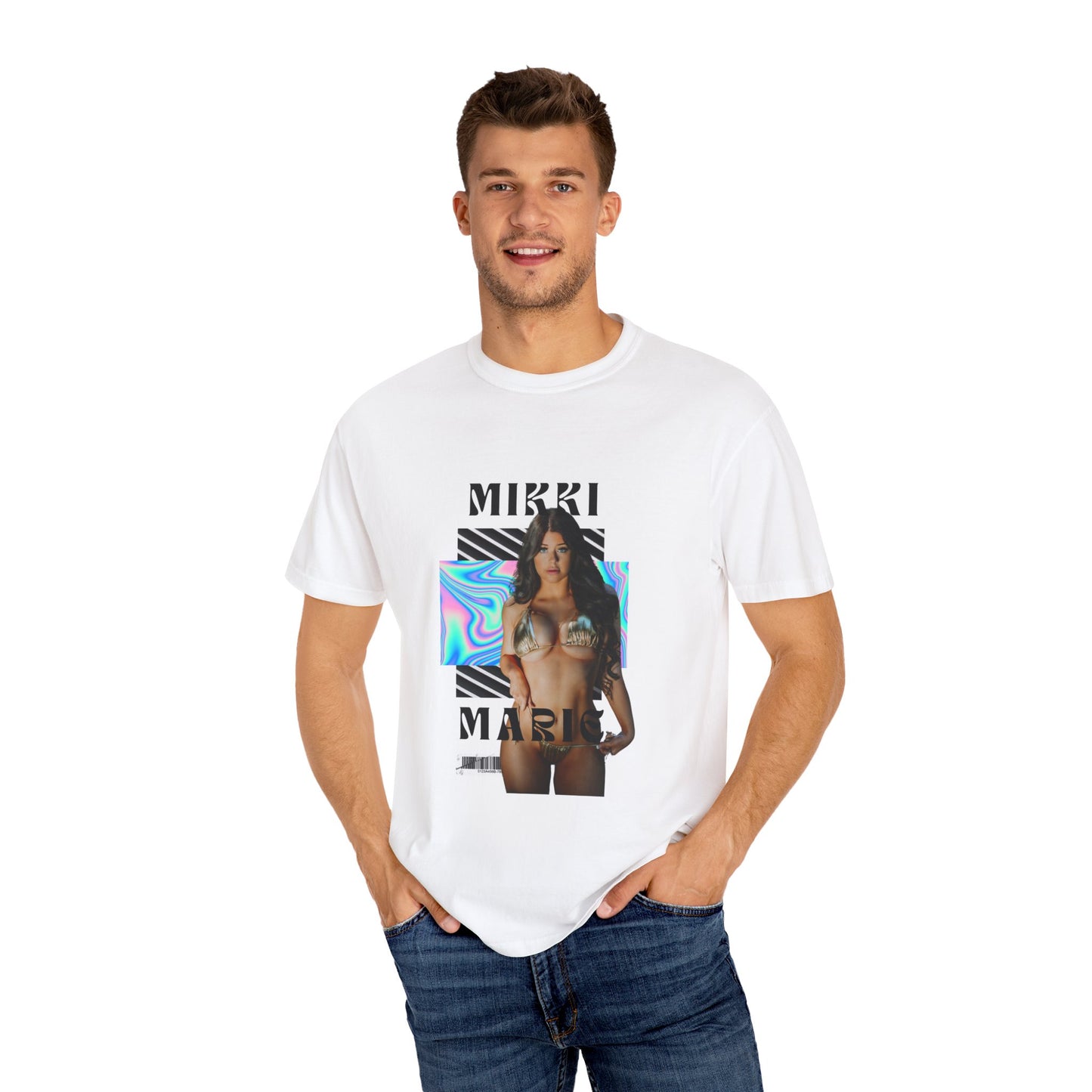 Mikki Marie Hologram Unisex Garment-Dyed T-shirt