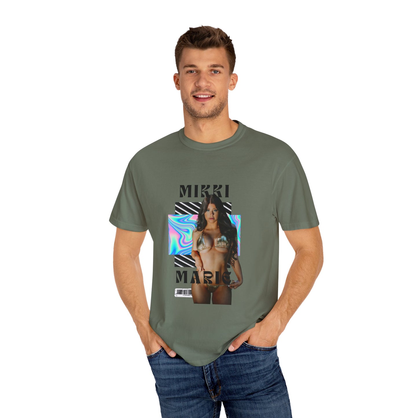 Mikki Marie Hologram Unisex Garment-Dyed T-shirt